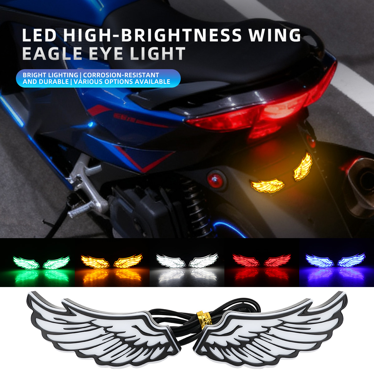 1 Para Motocyklowych Skrzydeł  – Sos Light Strobe recenzja i cena